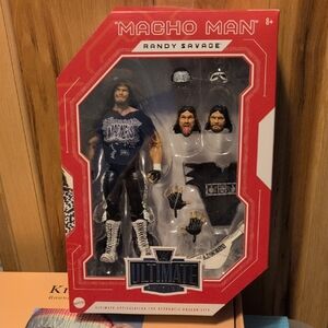 WWE Randy 'Macho Man' Savage Collector Figure - Red, Black, White